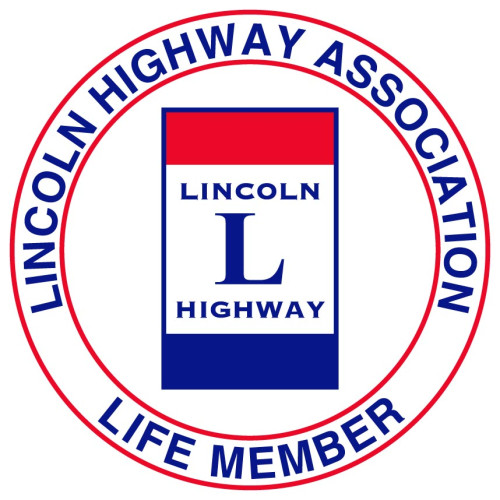 Window Sticker - Lincoln Highway Association LIFE Member