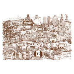 Centennial Drawing Postcard