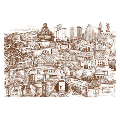 Centennial Drawing Postcard