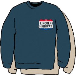 Lincoln Highway Sheild Sweatshirt Lincoln Highway Sheild Sweatshirt