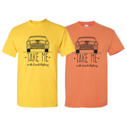 Retro "Take Me On The Lincoln Highway" T-Shirt