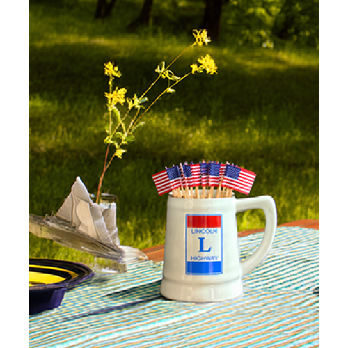 Lincoln Highway Miniature Ceramic Stein