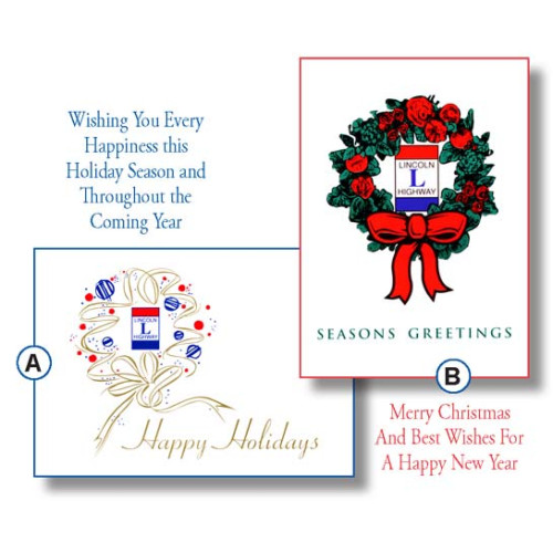Lincoln Highway Holiday Cards (25 Pack)