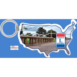 USA Vinyl Key Tag